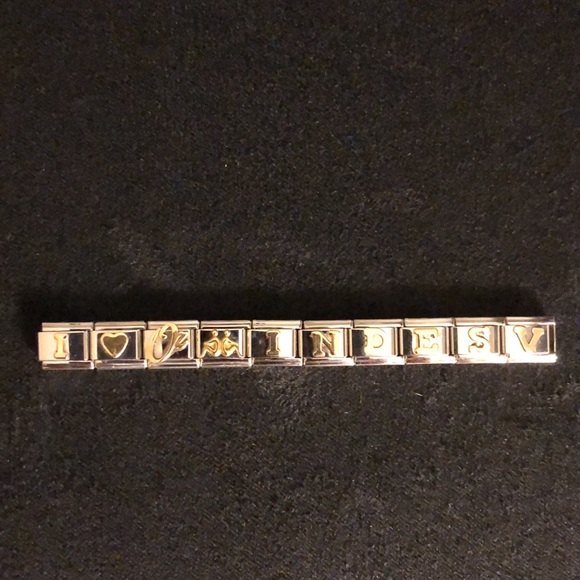 90s Authentic Silver Stainless Steel 18k Gold Charms for Italian Charm Bracelets - Picture 4 of 14